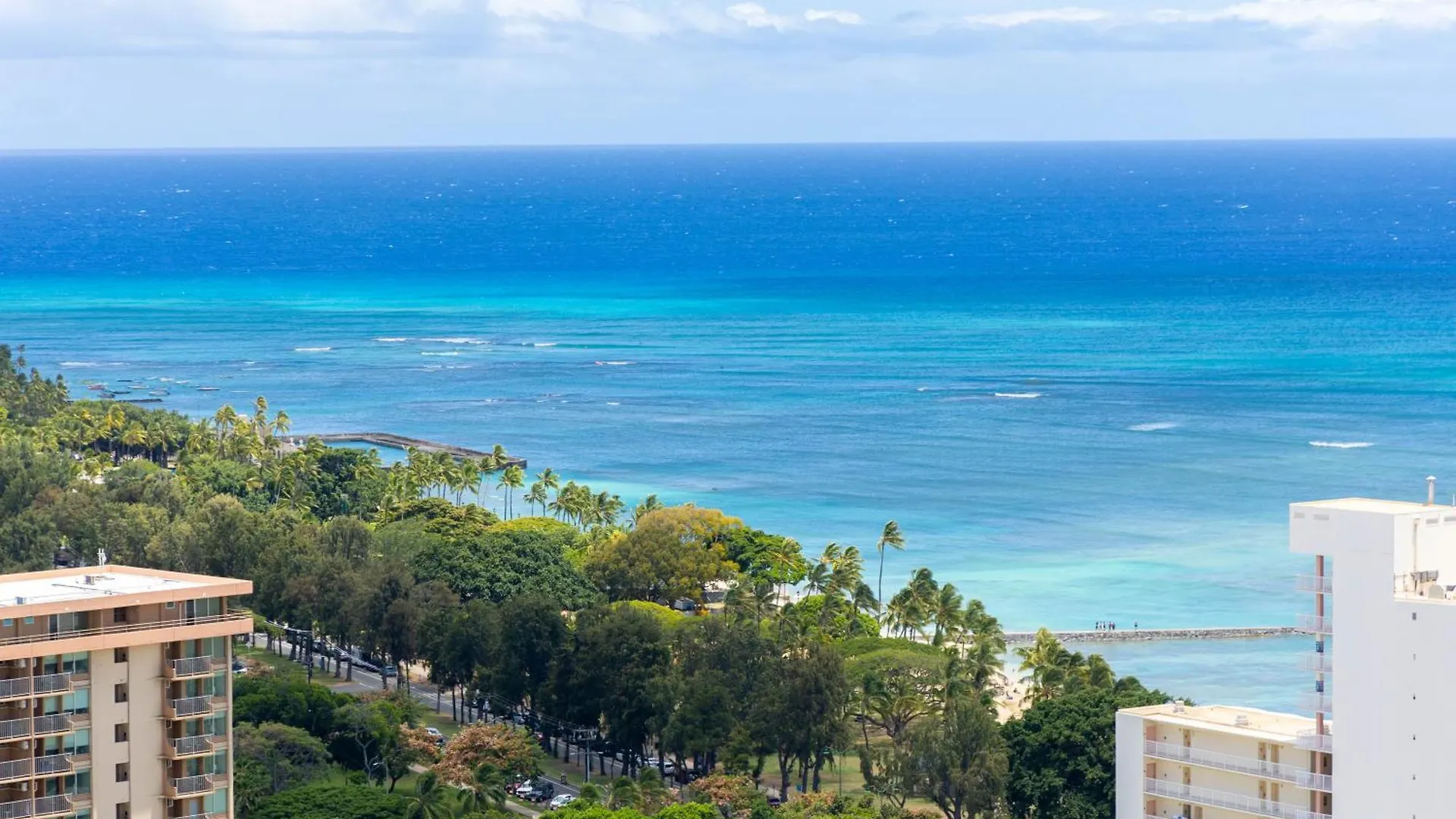 公寓 Beautiful 34Fl Condo - Diamond Head View - Parking 檀香山