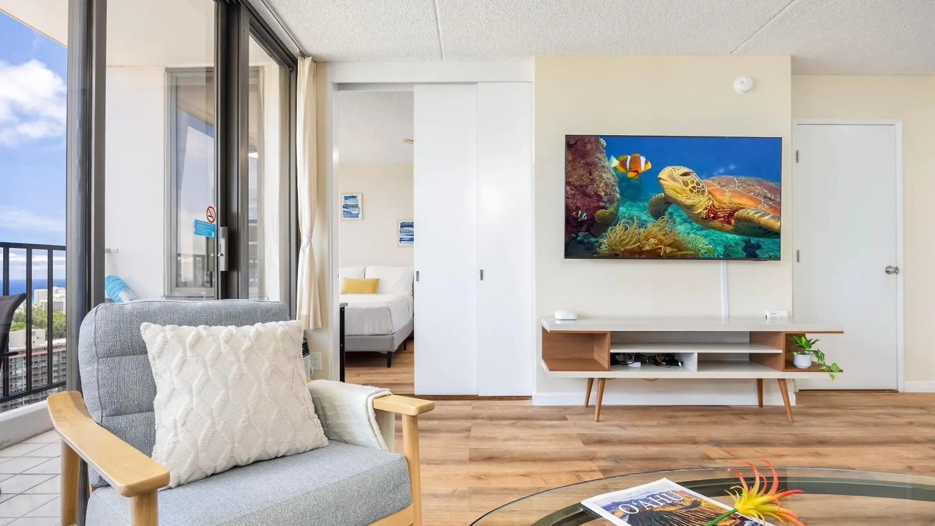 公寓 Beautiful 34Fl Condo - Diamond Head View - Parking 檀香山