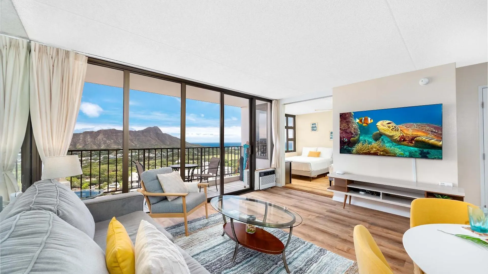Beautiful 34Fl Condo - Diamond Head View - Parking 檀香山 公寓