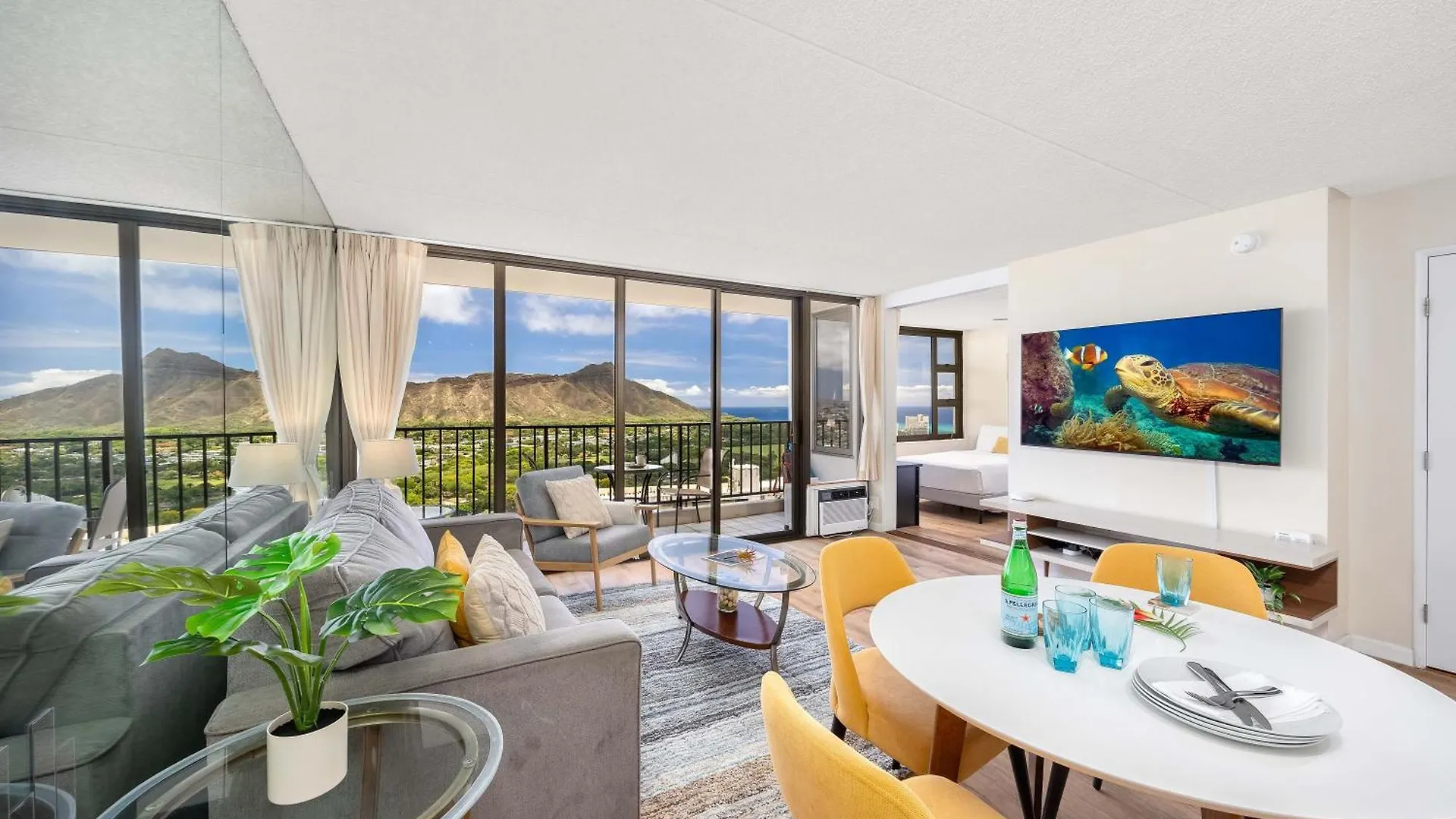 Beautiful 34Fl Condo - Diamond Head View - Parking 檀香山